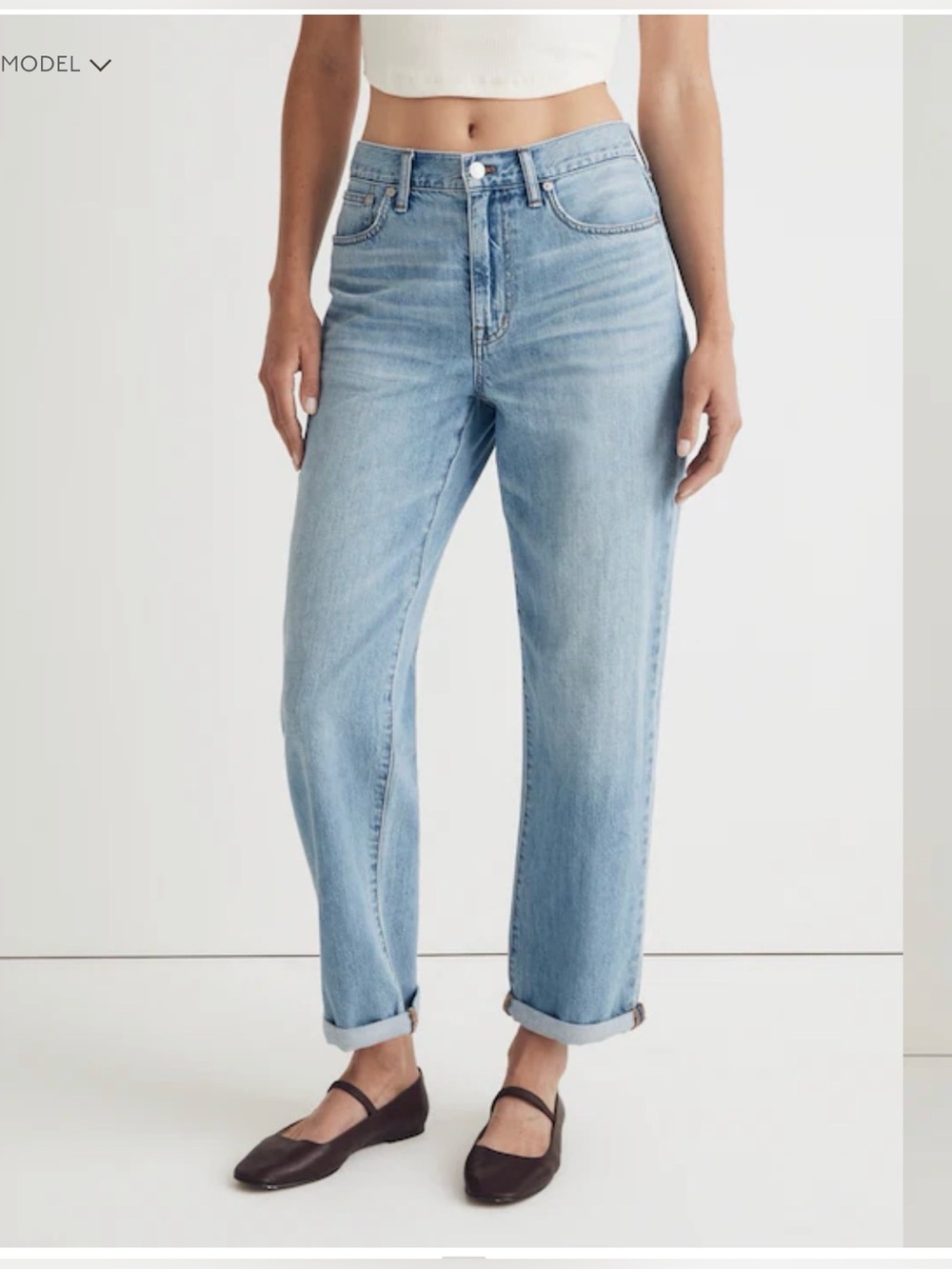 MADEWELL The Slouchy Boy Jean Rubyvale Wash 31